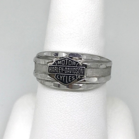 Other - 10 kt WG Harley Davidson ring, 7.0 grams